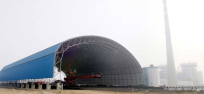 陕西东岭冶炼有限公司煤场全封闭网构大棚项目